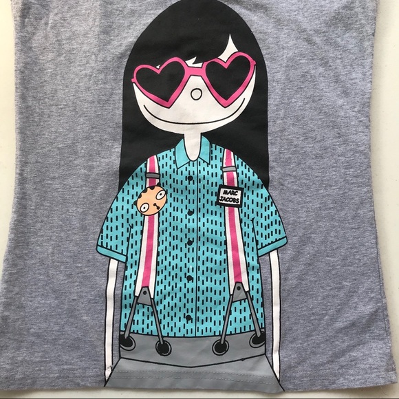 MARC by MARC JACOBS | Gray Graphic Tee - Picture 2 of 6